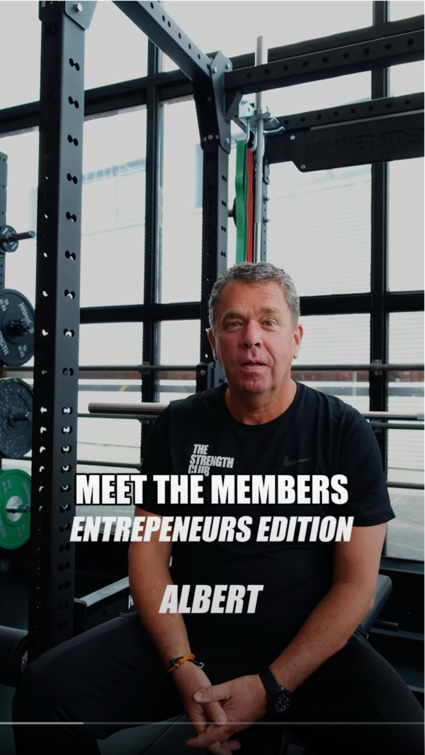 Albert deelt zijn ervaring bij The Strength Club Albert deelt zijn ervaring bij The Strength Club